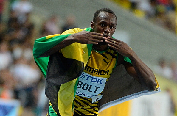 Bolt celebrates